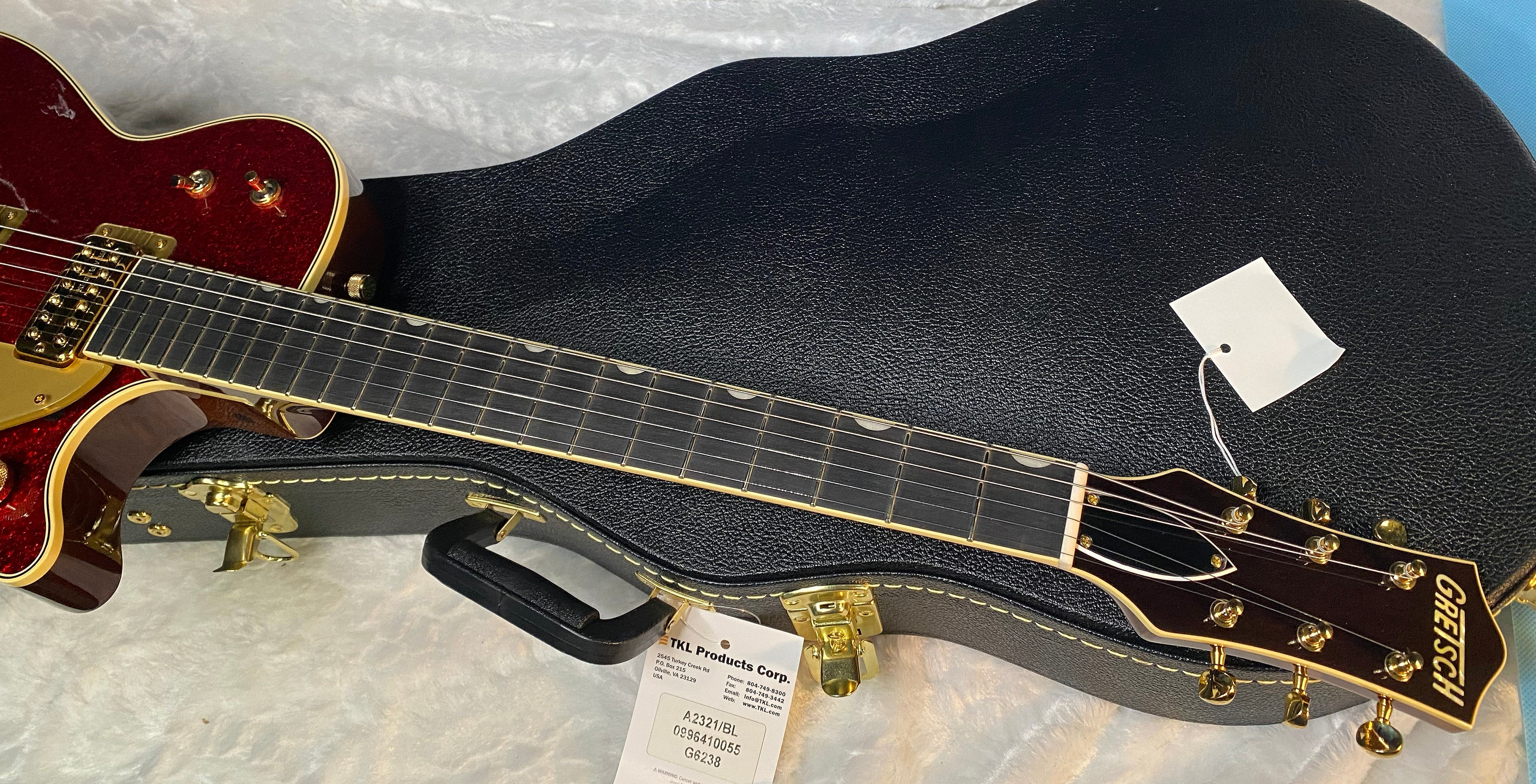 NEW! Gretsch G6129TG-59VS Limited Edition Sparkle Jet String-Thru Bigsby - 8.1lbs - Red Sparkle - Authorized Dealer - Japan - G06544