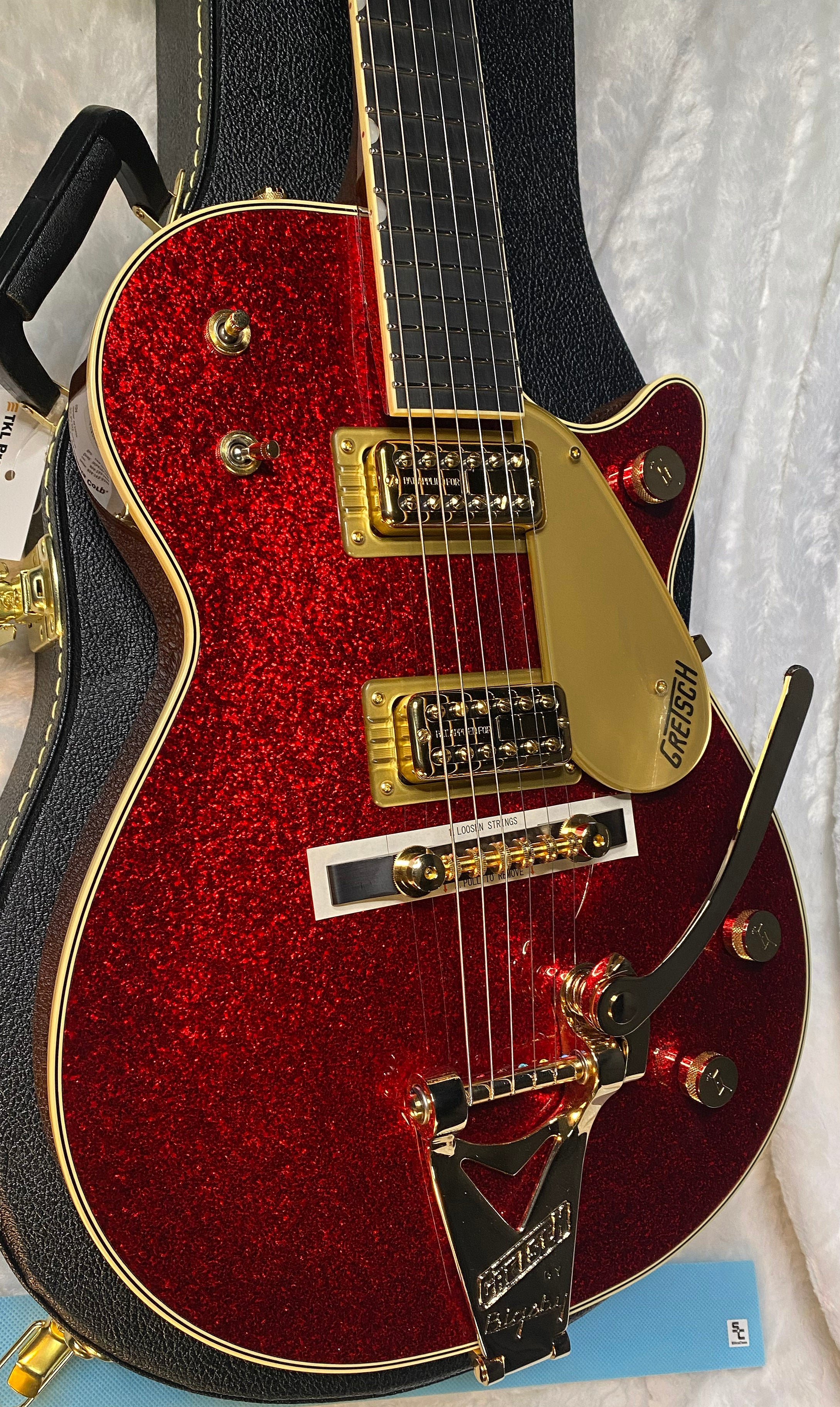 NEW! Gretsch G6129TG-59VS Limited Edition Sparkle Jet String-Thru Bigsby - 8.1lbs - Red Sparkle - Authorized Dealer - Japan - G06544