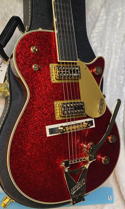 NEW! Gretsch G6129TG-59VS Limited Edition Sparkle Jet String-Thru Bigsby - 8.1lbs - Red Sparkle - Authorized Dealer - Japan - G06544