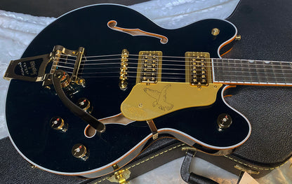 NEW! Gretsch Falcon Center Block LTD String-Thru Bigsby Gold Hardware - Ebony Board - Midnight Sapphire - Hardshell Case - Japan - Authorized Dealer - G06545