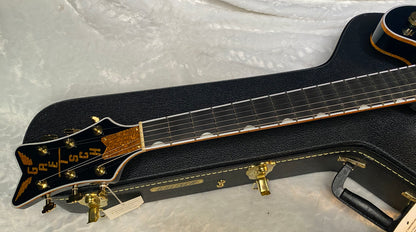 NEW! Gretsch Falcon Center Block LTD String-Thru Bigsby Gold Hardware - Ebony Board - Midnight Sapphire - Hardshell Case - Japan - Authorized Dealer - G06545