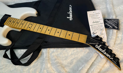 NEW ! Jackson Pro Origins 1985 San Dimas SD1 HH FR - Snow White - Maple Fretboard - 8.3lbs - Authorized Dealer - G06535