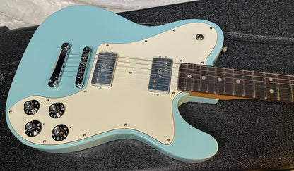 NEW! Fender Kingfish Delta Day Telecaster Deluxe - Daphne Blue - Hardshell Case - Authorized Dealer - 8.3 lbs - G06531