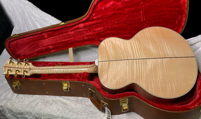 NEW ! Gibson SJ-200 Standard - Custom Shop - Dealer Select - Super RARE - Green Top - Authorized Dealer - AAAAA Flamed Natural Maple Back & Sides - G07203