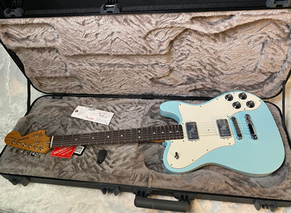 NEW! Fender Kingfish Delta Day Telecaster Deluxe - Daphne Blue - Hardshell Case - Authorized Dealer - 8.3 lbs - G06531