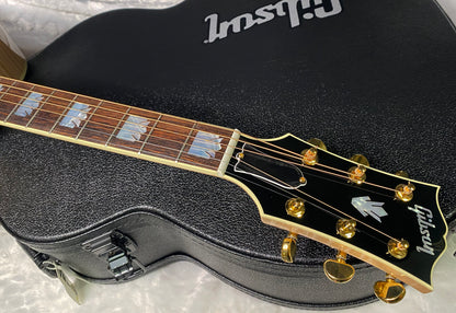 NEW ! Gibson SJ-200 Standard - Custom Shop - Dealer Select - Super RARE - Blue Top - Authorized Dealer - AAAAA Flamed Natural Maple Back & Sides - G07206