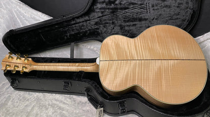 NEW ! Gibson SJ-200 Standard - Custom Shop - Dealer Select - Super RARE - Blue Top - Authorized Dealer - AAAAA Flamed Natural Maple Back & Sides - G07206