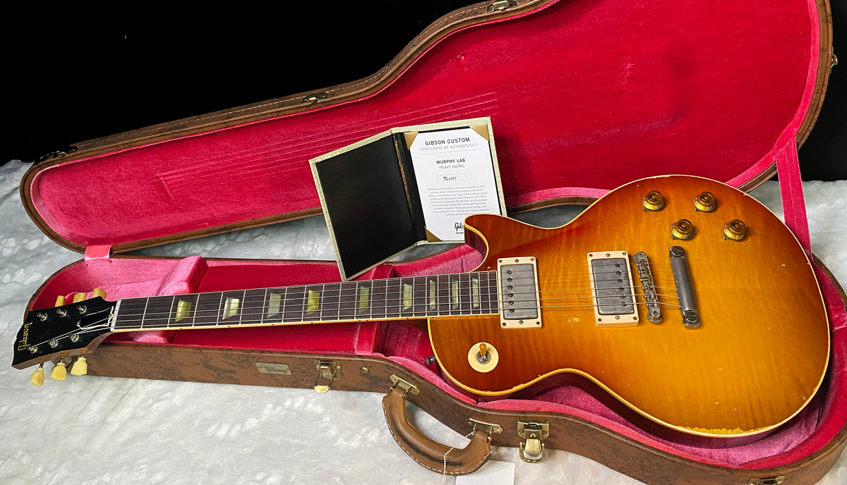 NEW! Gibson Custom 1959 Les Paul Standard Reissue - Molten Amber Burst Murphy Lab Heavy Aged - 2026 Custom Collection Limited Edition - 8.7 lbs - Authorized Dealer - In-Stock! - G07951