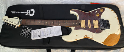 NEW ! Charvel Super-Stock So-Cal Style 1 HSH FR - Floyd Rose - Aged Arctic Finish - Authorized Dealer - G06534