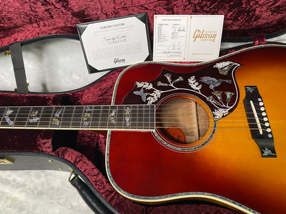 NEW! Gibson Hummingbird Custom Koa - Dealer Select - Autumnburst - Authorized Dealer - Custom Shop - 4.85 lbs - G07194