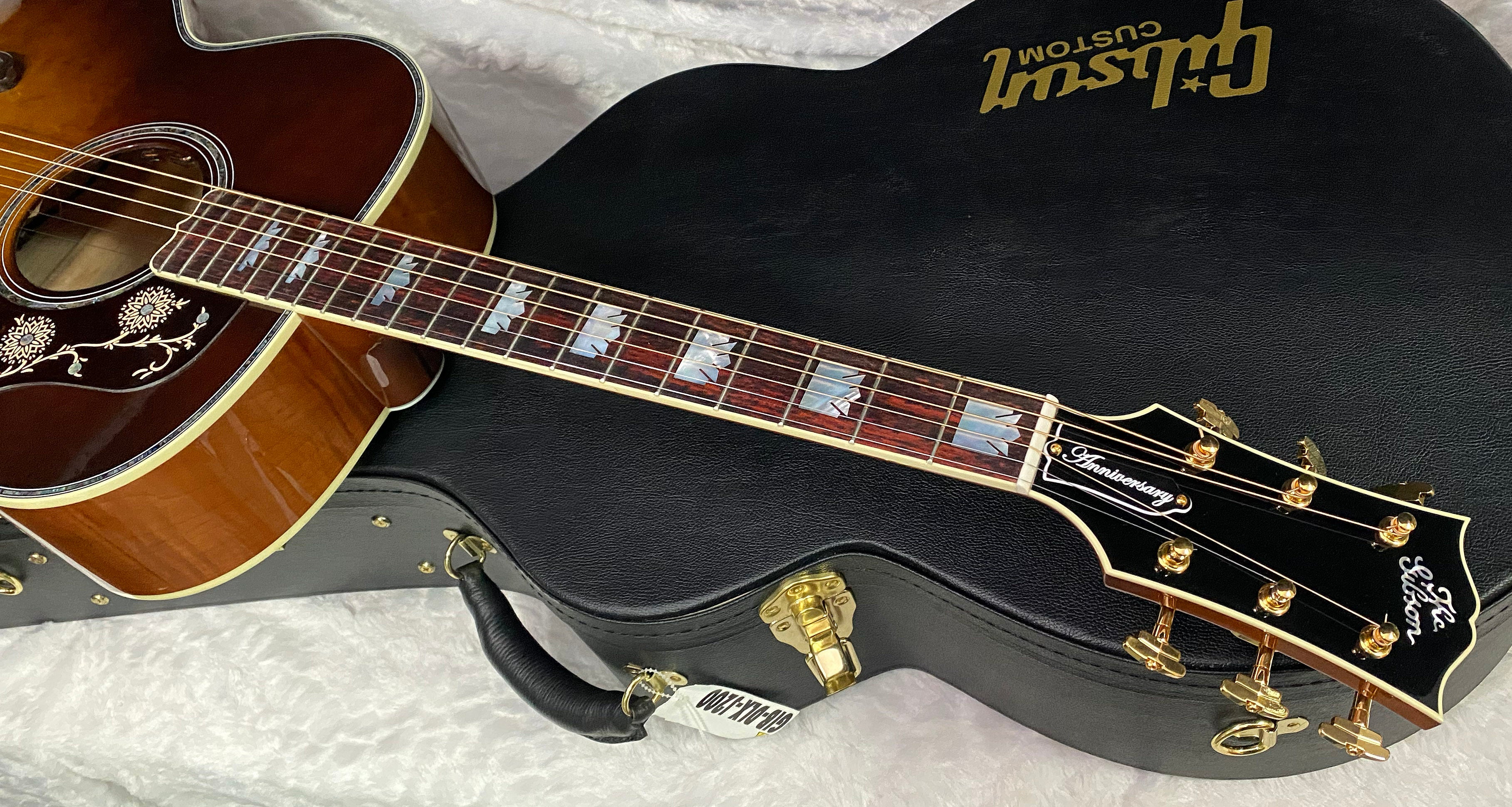 NEW ! Gibson Acoustic SJ-200 Custom Shop Anniversary Limited Edition Acoustic-electric Guitar - Cremona Burst - 4.85lbs - Authorized Dealer - G07193