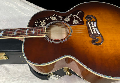 NEW ! Gibson Acoustic SJ-200 Custom Shop Anniversary Limited Edition Acoustic-electric Guitar - Cremona Burst - 4.85lbs - Authorized Dealer - G07193