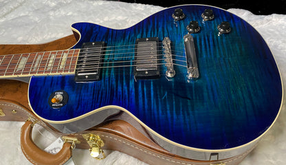 NEW! Gibson Custom 1959 Les Paul Standard Reissue - Deep MS Blue Gloss - One-Off - Beautiful Curly Flame Top - Chambered 7.55 lbs - Authorized Dealer -G07960