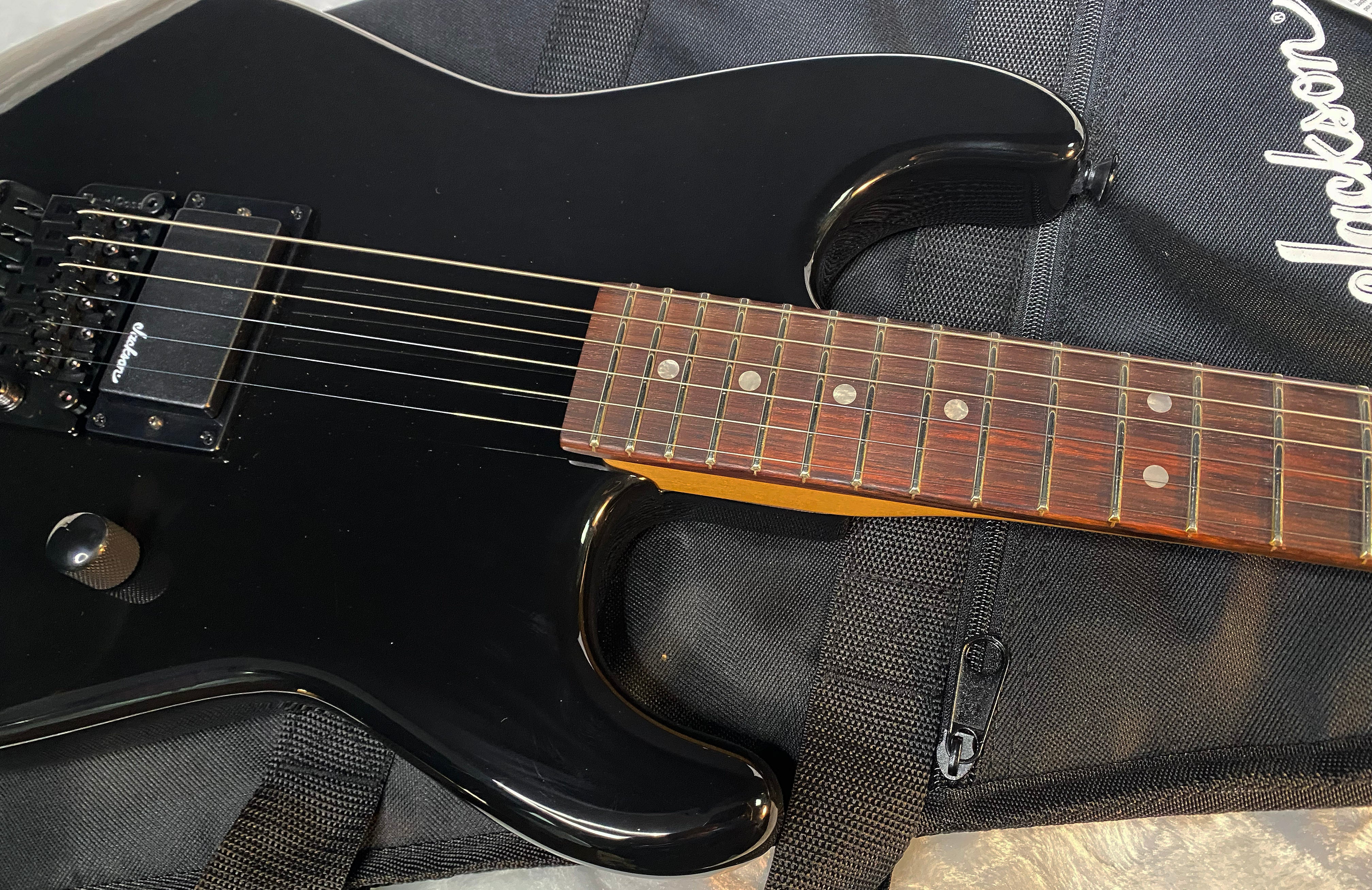 NEW ! Jackson Pro Origins 1985 San Dimas SD1 HH FR - Gloss Black - Rosewood Fretboard - Authorized Dealer - G06536