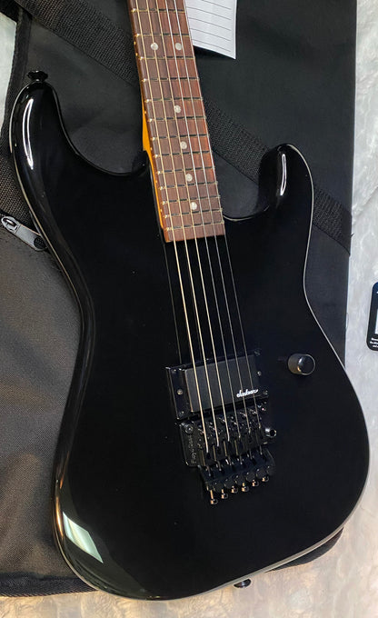 NEW ! Jackson Pro Origins 1985 San Dimas SD1 HH FR - Gloss Black - Rosewood Fretboard - Authorized Dealer - G06536