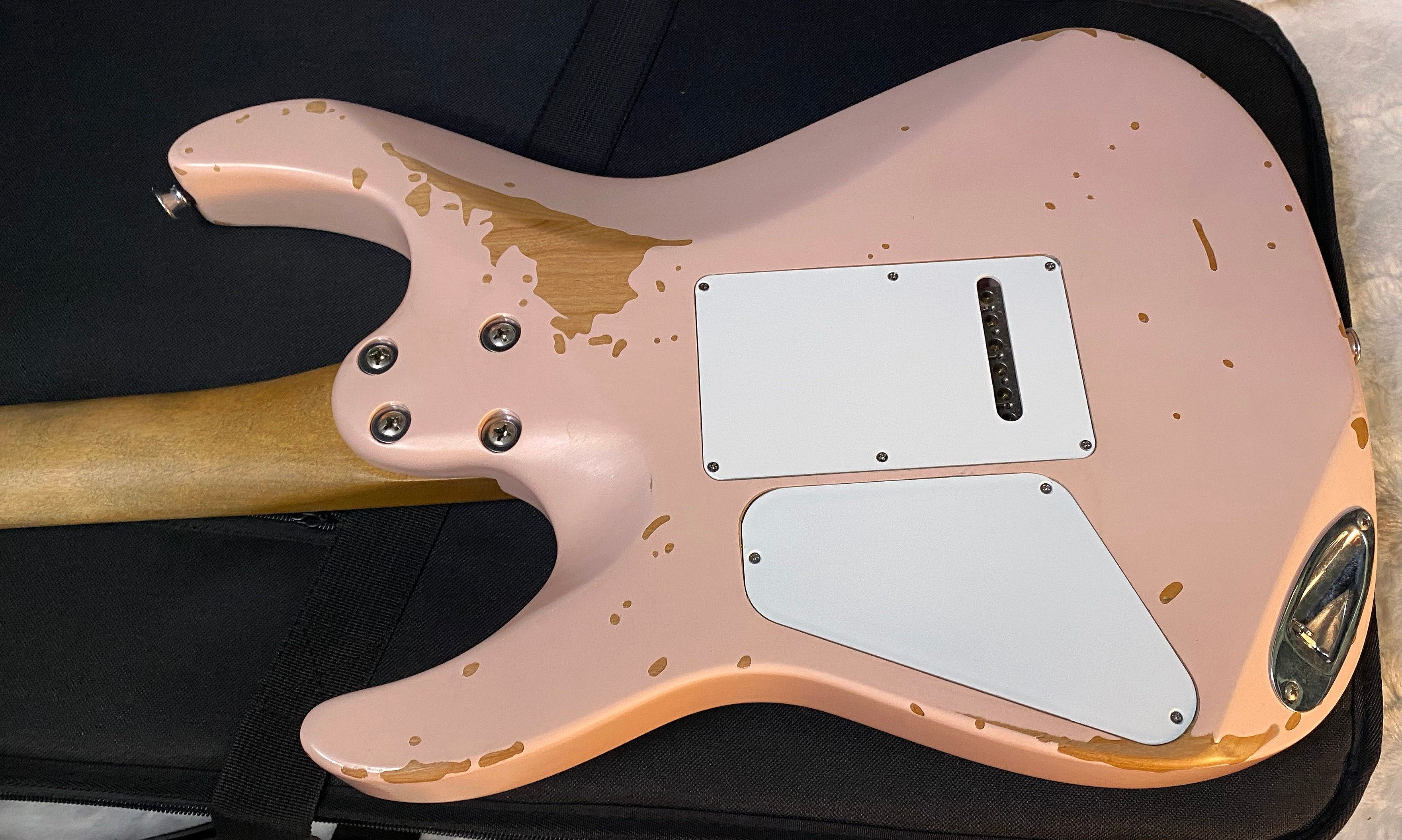 NEW! Charvel Pro-Mod Signature Rick Graham DK24 2PT CM Worn Shell Pink - Foam Core Case - 7.2lbs - Authorized Dealer - G06532