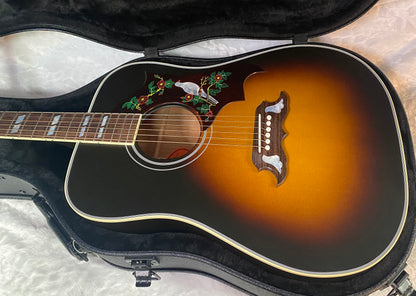 NEW ! Gibson Acoustic Dove Mahogany Acoustic-Electric Guitar - Vintage Sunburst Satin - 4.75lbs - Authorized Dealer - G07200