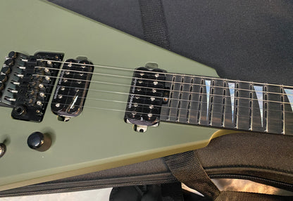 NEW! Jackson American Series Rhoads RR24 - Ebony Fingerboard  - Floyd Rose - Matte Army Drab - Authorized Dealer - G06541