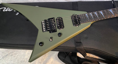 NEW! Jackson American Series Rhoads RR24 - Ebony Fingerboard  - Floyd Rose - Matte Army Drab - Authorized Dealer - G06541