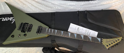 NEW! Jackson American Series Rhoads RR24 - Ebony Fingerboard  - Floyd Rose - Matte Army Drab - Authorized Dealer - G06541