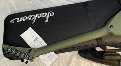 NEW! Jackson American Series Rhoads RR24 - Ebony Fingerboard  - Floyd Rose - Matte Army Drab - Authorized Dealer - G06541