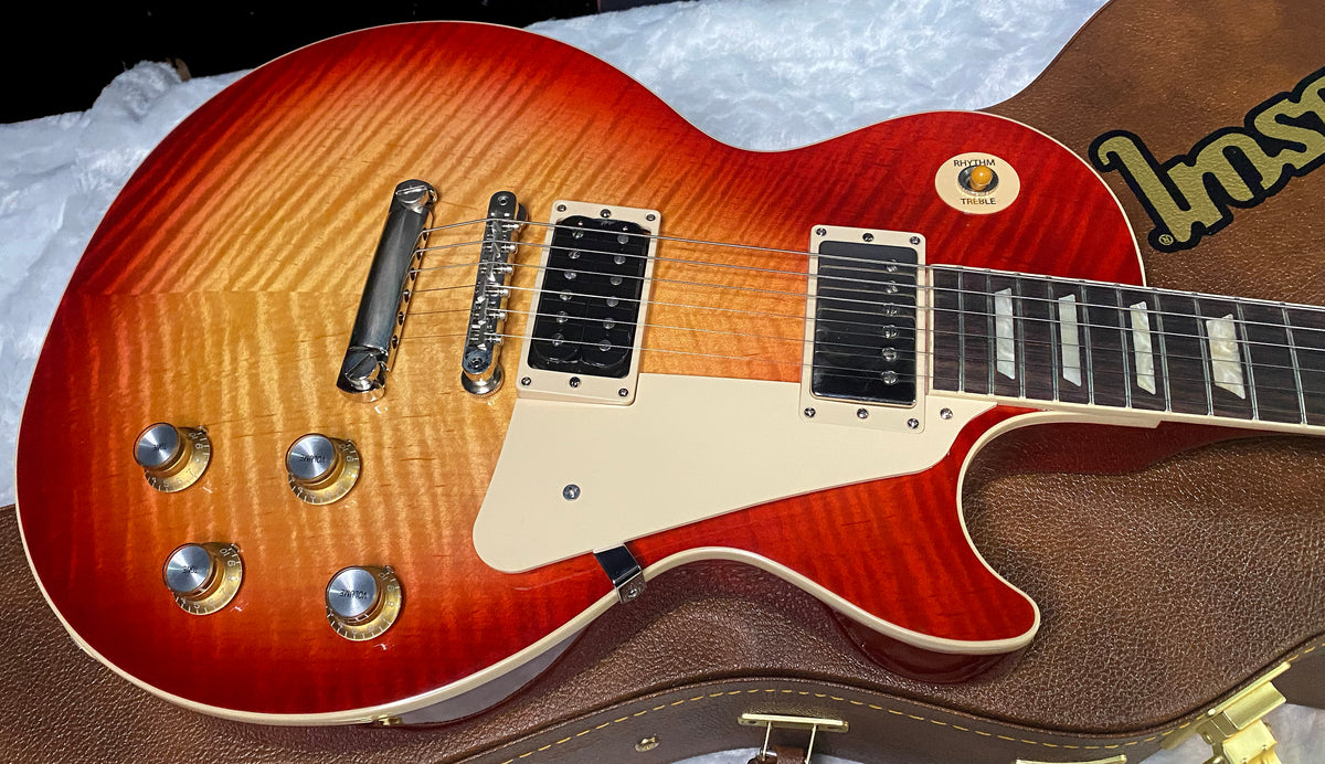 NEW ! Gibson Les Paul Standard '60s - KILLER AAA Flame - Factory Sunburst (custom shop finish) - Bizarre Guitar Limited Edition - .9.1lbs - Authorized Dealer - G07957