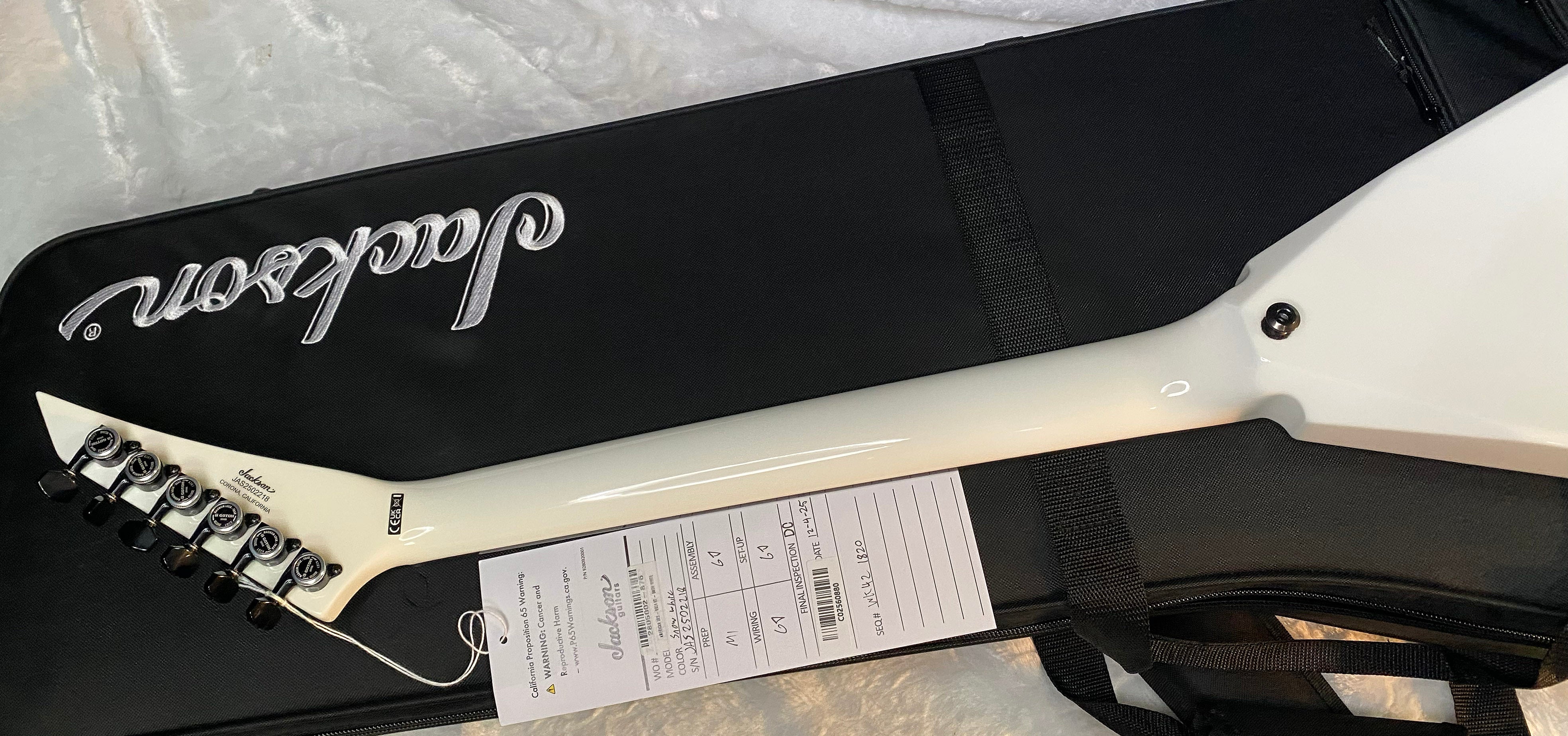 NEW! Jackson American Series Rhoads RR24 HT - Hard Tail - Ebony Fingerboard - Snow White - Authorized Dealer - G06539