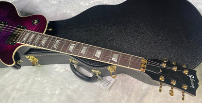 NEW! Gibson Custom Les Paul Axcess Standard Figured Top Floyd Rose Electric Guitar - Greatest Hits II - Authorized Dealer - Tri-Berry Burst - WOW! 8.45lbs - G07920