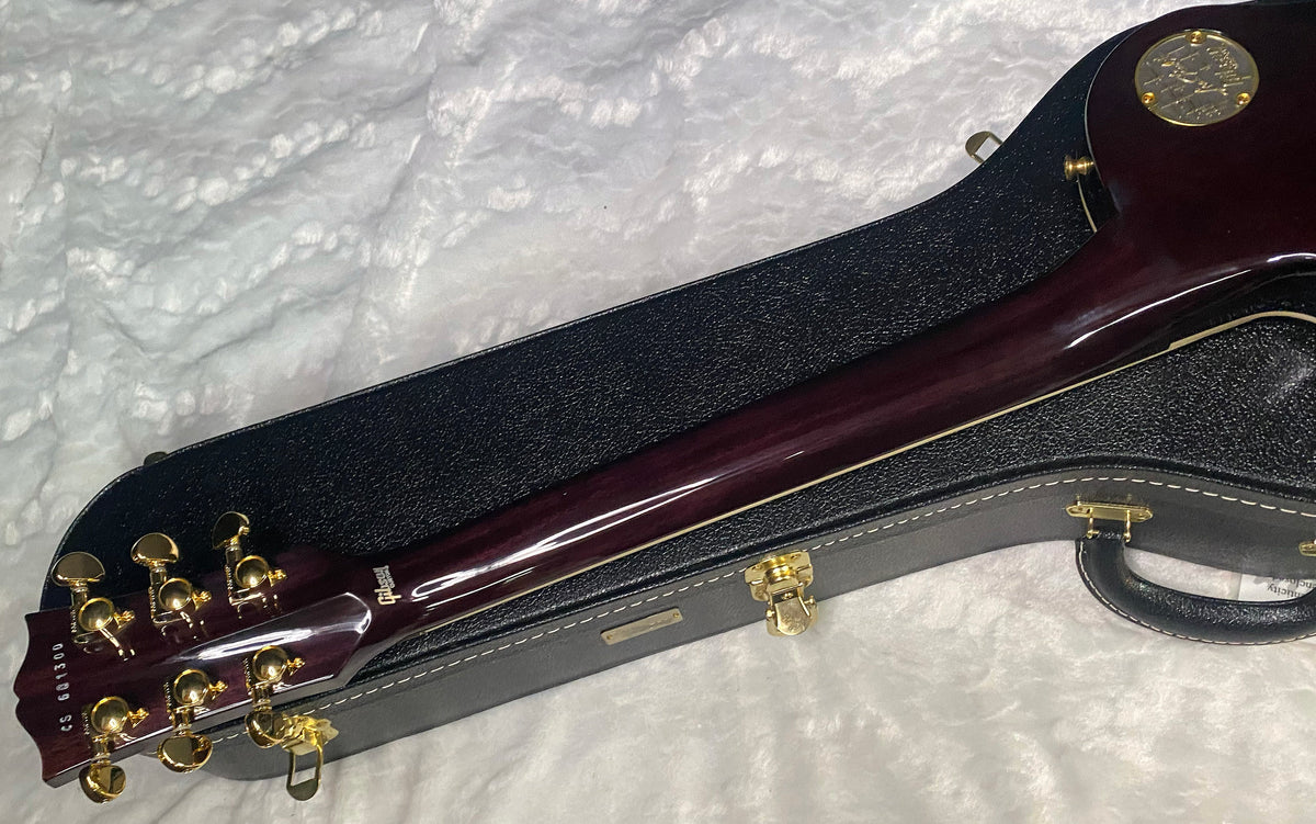 NEW! Gibson Custom Les Paul Axcess Standard Figured Top Floyd Rose Electric Guitar - Greatest Hits II - Authorized Dealer - Tri-Berry Burst - WOW! 8.45lbs - G07920