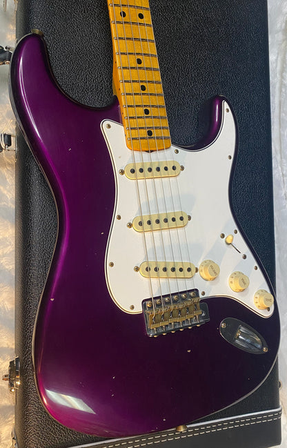 NEW! Fender Custom Shop Special Run '69 Stratocaster Journeyman Relic - Handwound P/U's - Aged Plum - Reverse Headstock - 7.8lbs - Authorized Dealer - One OFF! SUPRE RARE! G06583