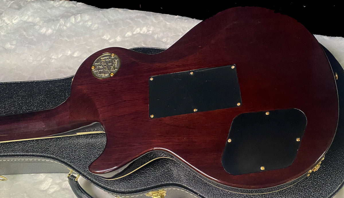 NEW! Gibson Custom Les Paul Axcess Standard Figured Top Floyd Rose Electric Guitar - Greatest Hits II - Authorized Dealer - Tri-Berry Burst - WOW! 8.45lbs - G07920