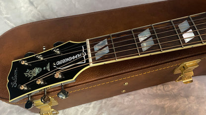 NEW! Gibson Acoustic Hummingbird Torch Acoustic-Electric Guitar - Ebony - 4.4 lbs - Authorized Dealer! G07196
