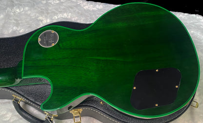 NEW! Gibson Dealer Select Custom Shop Les Paul Custom Green Widow AAA Figured Flame Top - Authorized Dealer - 9.7 lbs - G07919