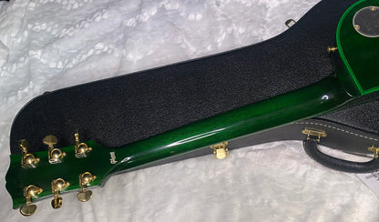 NEW! Gibson Dealer Select Custom Shop Les Paul Custom Green Widow AAA Figured Flame Top - Authorized Dealer - 9.7 lbs - G07919