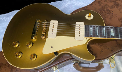 NEW! Gibson Custom 1956 Les Paul Standard Reissue Electric Guitar - All Gold, Light Aged 2026 Limited Edition Collection - Authorized Dealer - In-Stock! - 8.7lbs - G09739