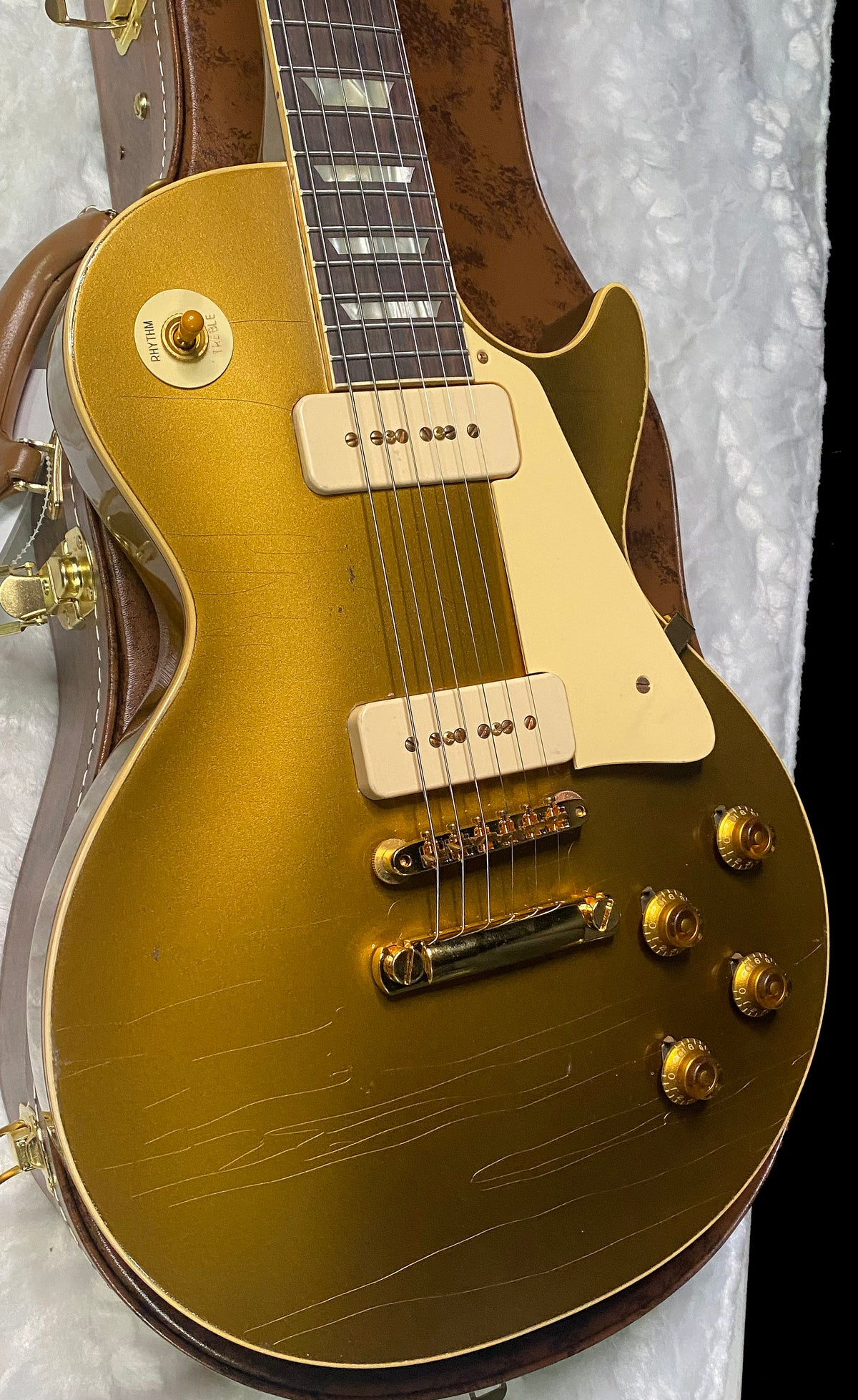 NEW! Gibson Custom 1956 Les Paul Standard Reissue Electric Guitar - All Gold, Light Aged 2026 Limited Edition Collection - Authorized Dealer - In-Stock! - 8.7lbs - G09739