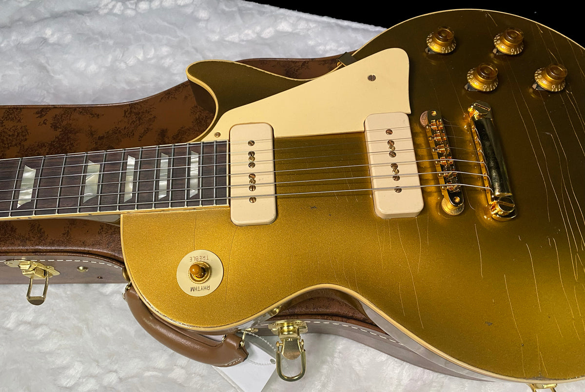 NEW! Gibson Custom 1956 Les Paul Standard Reissue Electric Guitar - All Gold, Light Aged 2026 Limited Edition Collection - Authorized Dealer - In-Stock! - 8.7lbs - G09739