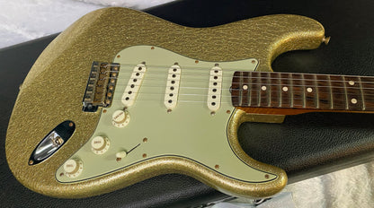 NEW! Fender 59 Stratocaster Custom Shop Relic Masterbuilt Dennis Galuska Brazilian Fretboard - Gold Sparkle - 7.5lbs - Authorized Dealer - G03177