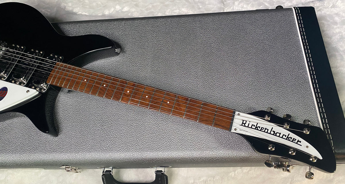 NEW! Rickenbacker 325C64 Miami 3 Pickup Semi-Hollow Guitar- Jetglo - Authorized Dealer - 6.7lbs - G07981