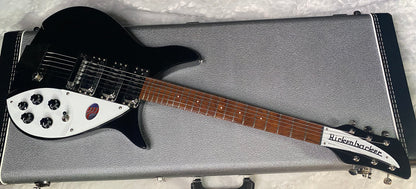 NEW! Rickenbacker 325C64 Miami 3 Pickup Semi-Hollow Guitar- Jetglo - Authorized Dealer - 6.7lbs - G07981