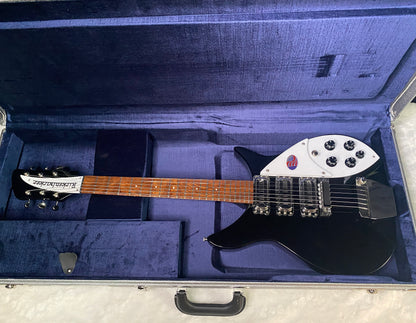 NEW! Rickenbacker 325C64 Miami 3 Pickup Semi-Hollow Guitar- Jetglo - Authorized Dealer - 6.7lbs - G07981