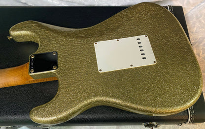 NEW! Fender 59 Stratocaster Custom Shop Relic Masterbuilt Dennis Galuska Brazilian Fretboard - Gold Sparkle - 7.5lbs - Authorized Dealer - G03177