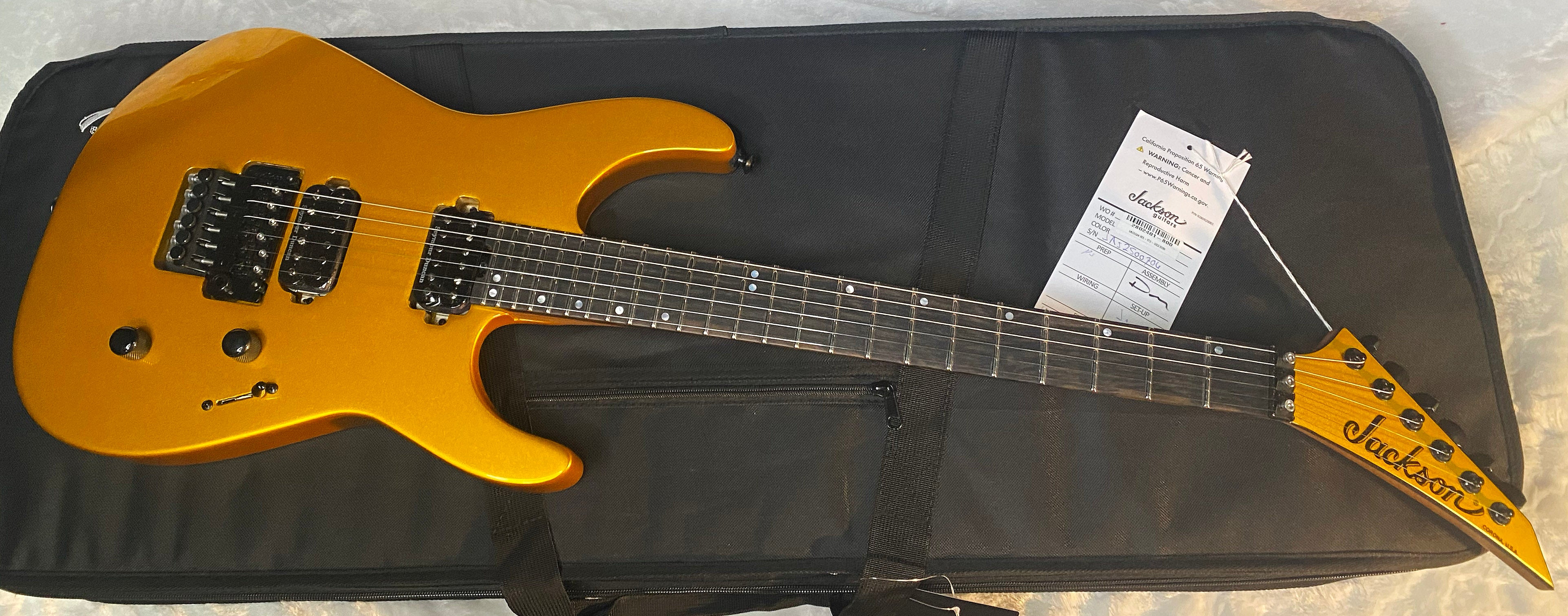 NEW ! Jackson American Series Virtuoso Special Order Gold Rush Finish - Authorized Dealer - G6581