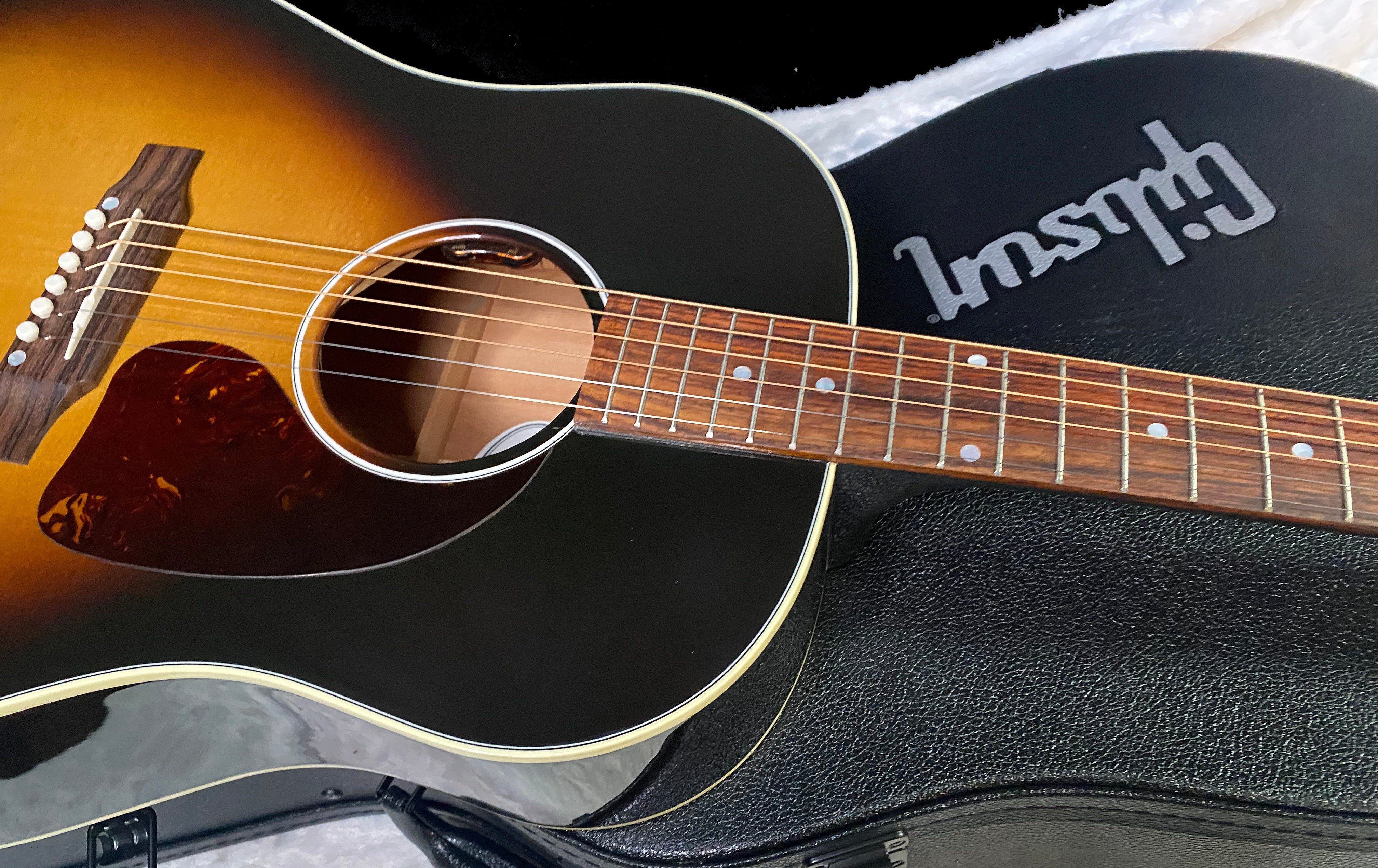 NEW! Gibson J-45 Standard Acoustic Electric Guitar - Vintage Sunburst - Authorized Dealer - 4.85lbs - G07204