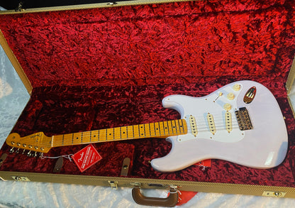 NEW! Fender American Vintage II 1957 Stratocaster - White Blonde Ash - AAA Flamed Maple Neck - Gold Hardware - Authorized Dealer - 8.1lbs - G06569
