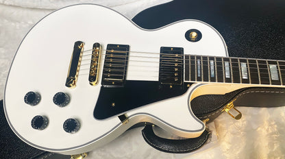 NEW! Gibson Les Paul Custom - Alpine White - Ebony Board - Authorized Dealer - In Stock! - 10.5 lbs!! - G06471