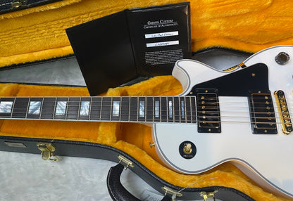 NEW! Gibson Les Paul Custom - Alpine White - Ebony Board - Authorized Dealer - In Stock! - 10.5 lbs!! - G06471