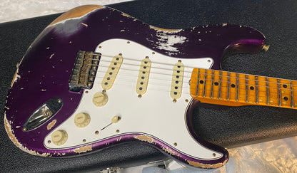 NEW! Fender Custom Shop Special Run '69 Stratocaster Heavy Relic - Handwound P/U's - Aged Plum - Reverse Headstock - 7.8lbs - Authorized Dealer - One OFF! SUPRE RARE! G06592