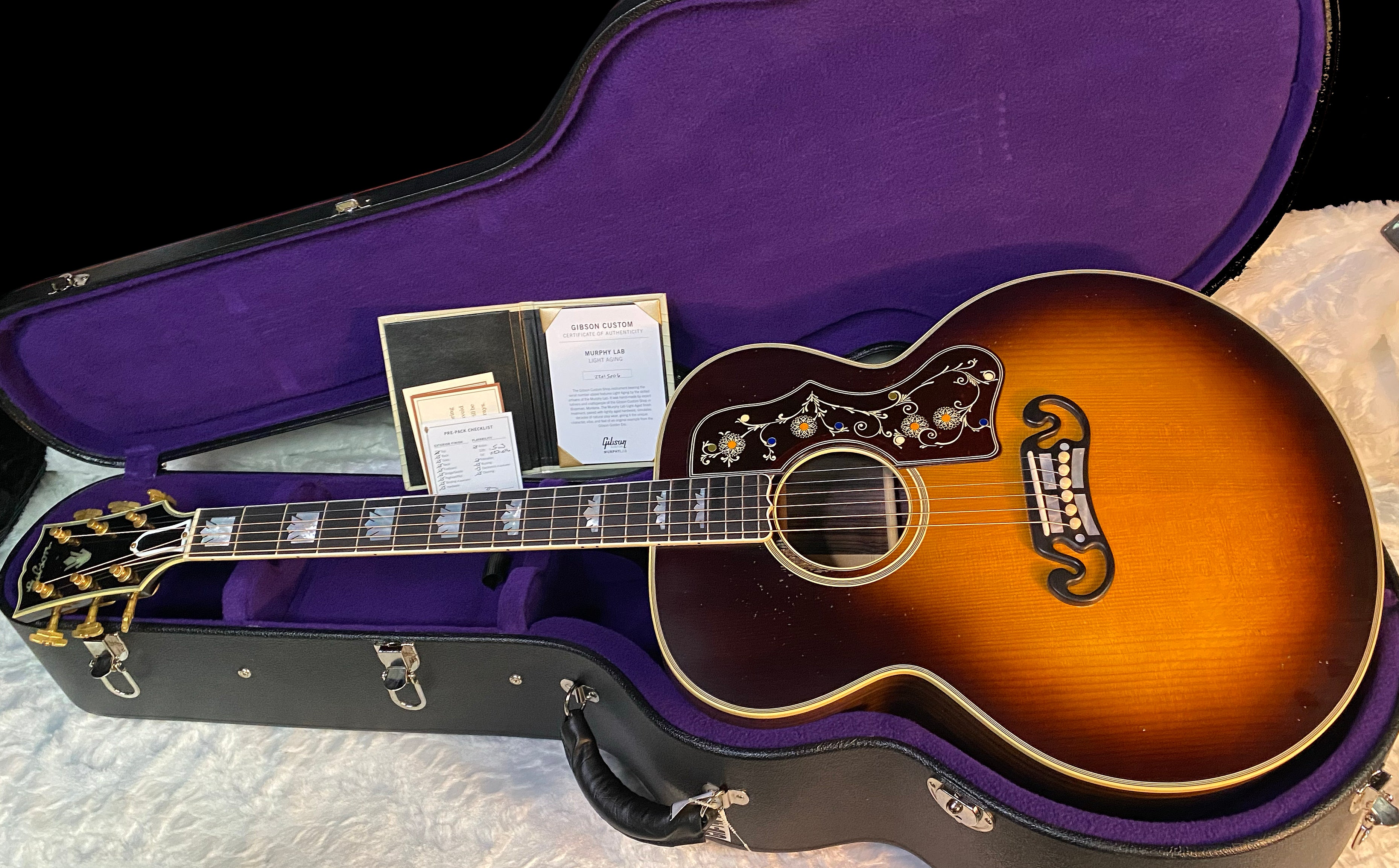 NEW! Gibson Prewar SJ-200 Rosewood Custom Shop Light Aged - Murphy Lab - 5.3 lbs - Authorized Dealer - G05796