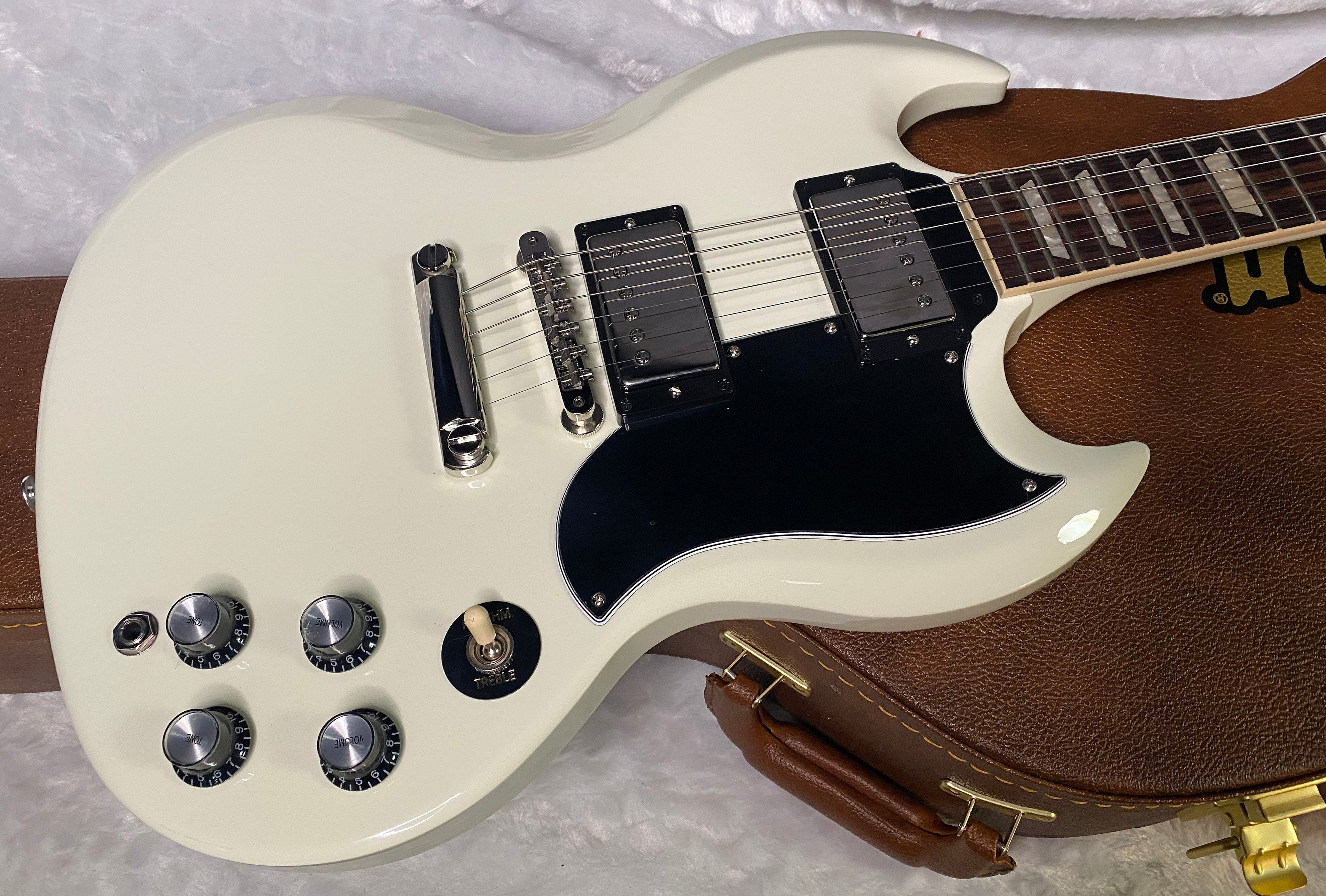 NEW ! Gibson SG Standard '61 Stop Bar - Classic White - Only 6.35 lbs - Authorized Dealer - G07174
